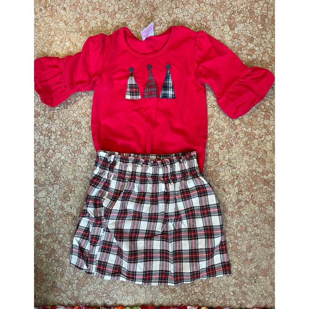Christmas tree skirt set